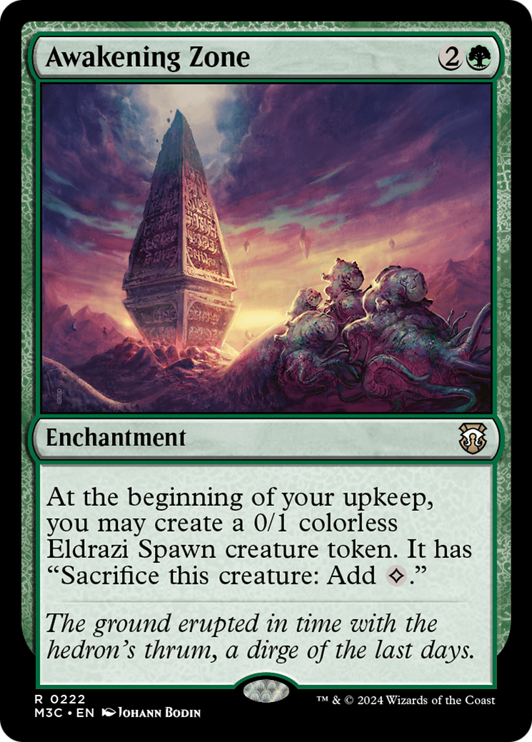 Awakening Zone (M3C-222) - Modern Horizons 3 Commander - Premium MTG Single from Wizards of the Coast - Just $0.75! Shop now at Game Crave Tournament Store