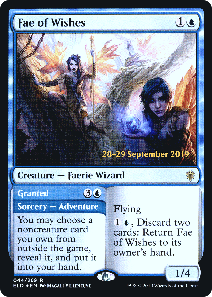 Fae of Wishes // Granted (PELD-44S) - Throne of Eldraine Promos Foil