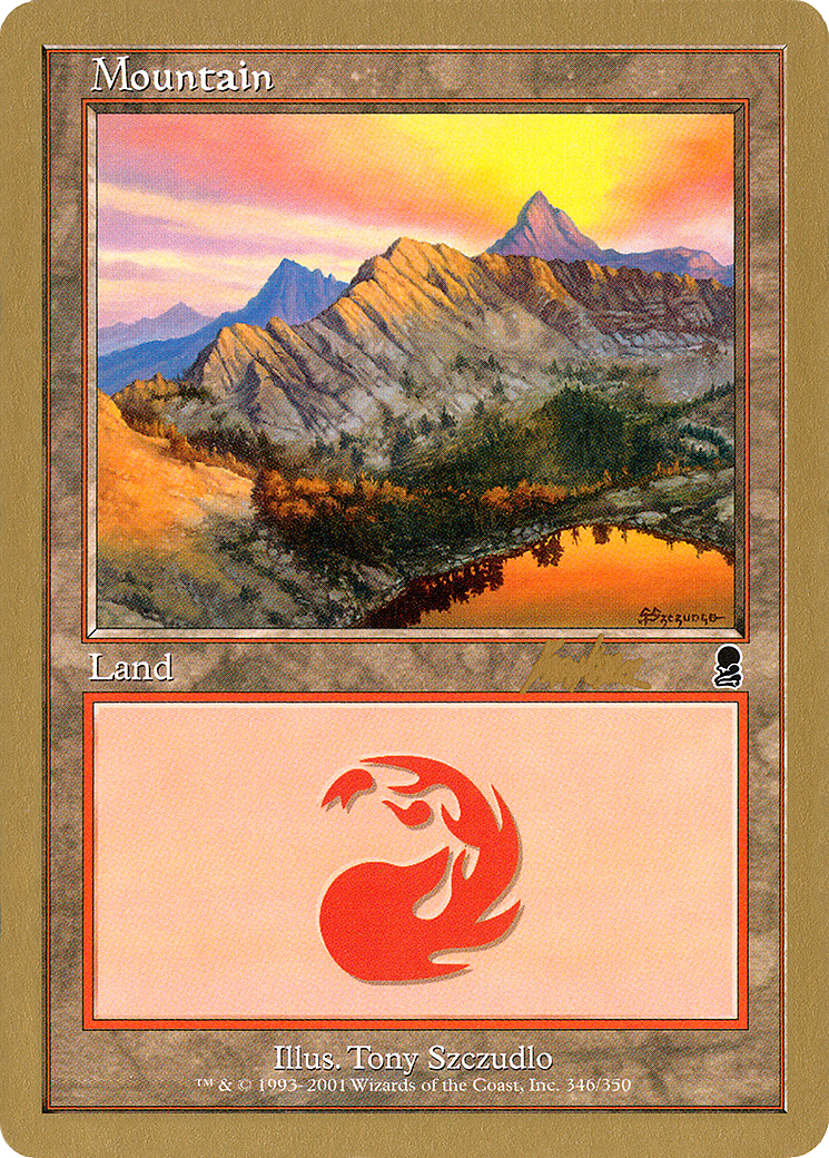 Mountain (WC02-BK346) - World Championship Decks 2002