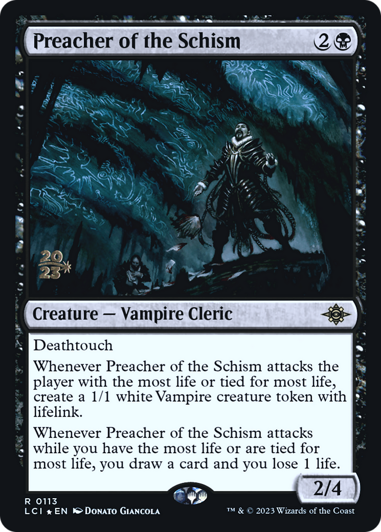 Preacher of the Schism (PLCI-113S) - The Lost Caverns of Ixalan Promos Foil - Premium MTG Single from Wizards of the Coast - Just $3.88! Shop now at Game Crave Tournament Store