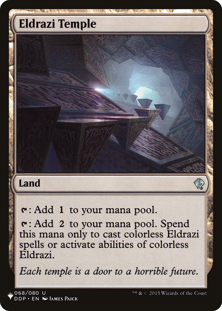 Eldrazi Temple (PLIST-286) - The List