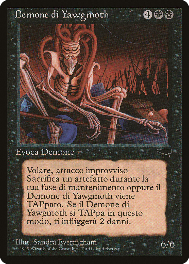 Yawgmoth Demon (RIN-061) - Rinascimento