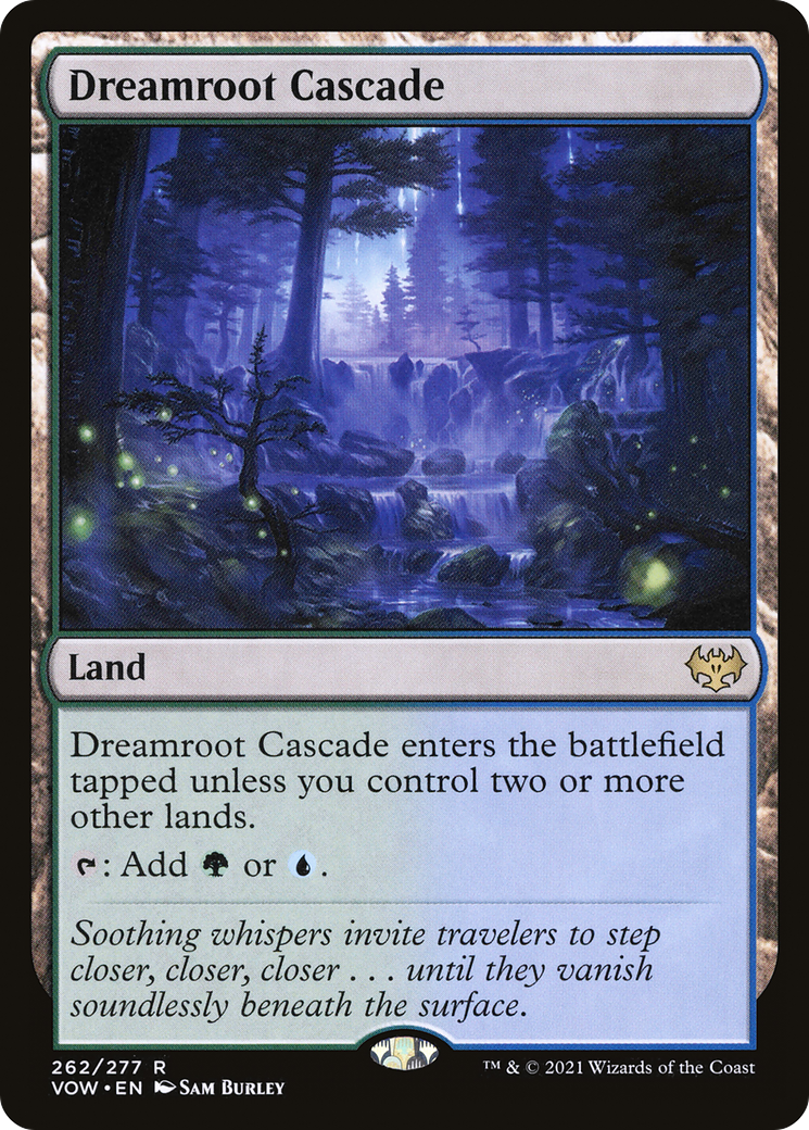 Dreamroot Cascade (VOW-262) - Innistrad: Crimson Vow - Premium MTG Single from Wizards of the Coast - Just $0.29! Shop now at Game Crave Tournament Store