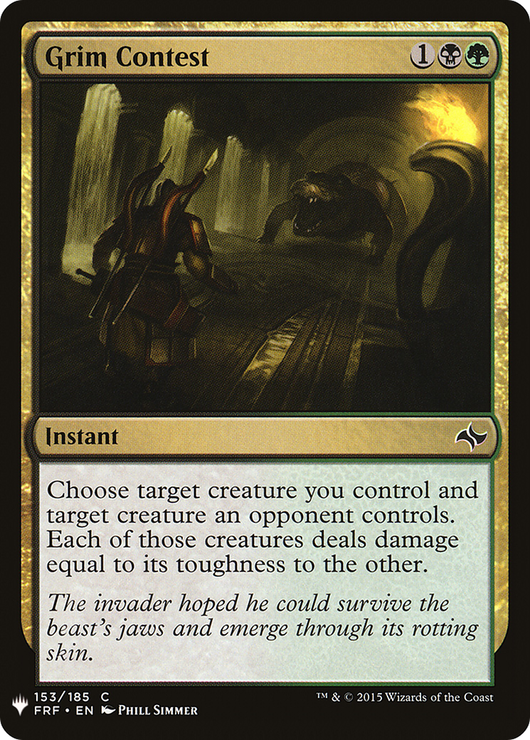 Grim Contest (MB1-1432) - Mystery Booster