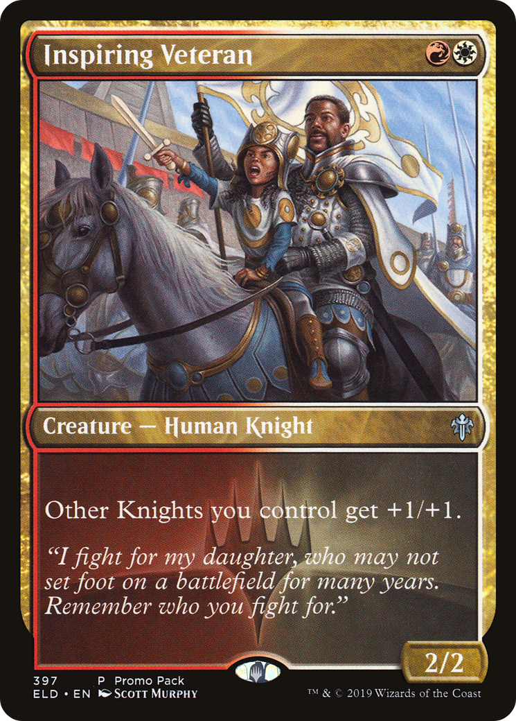 Inspiring Veteran (ELD-397) - Throne of Eldraine Foil