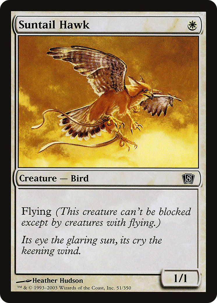 Suntail Hawk (8ED-51★) - 8th Edition
