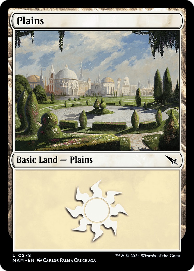 Plains (MKM-278) - Murders at Karlov Manor Foil - Premium MTG Single from Wizards of the Coast - Just $0.24! Shop now at Game Crave Tournament Store