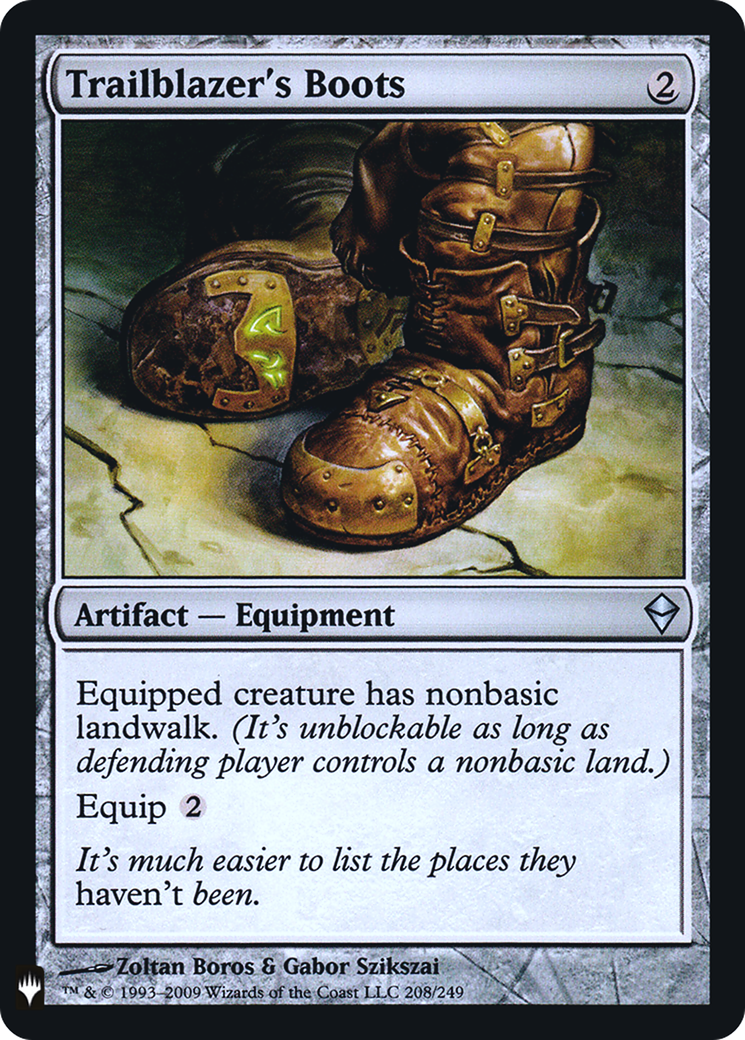 Trailblazer's Boots (FMB1-114) - Mystery Booster Retail Edition Foils Foil
