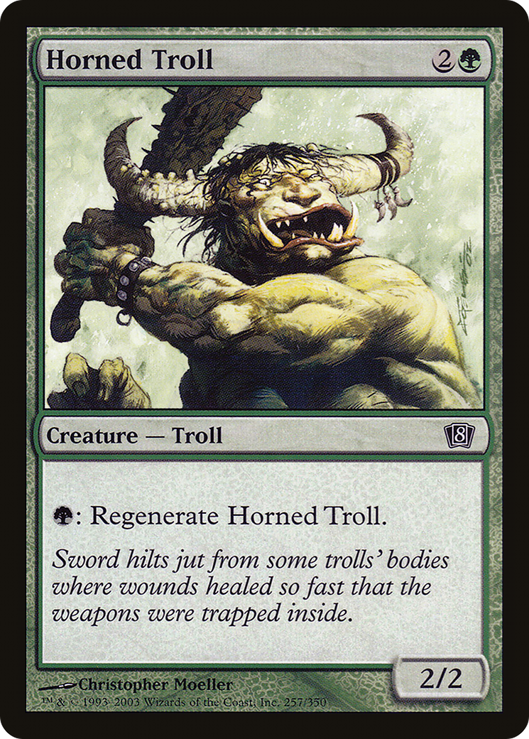 Horned Troll (8ED-257★) - 8th Edition