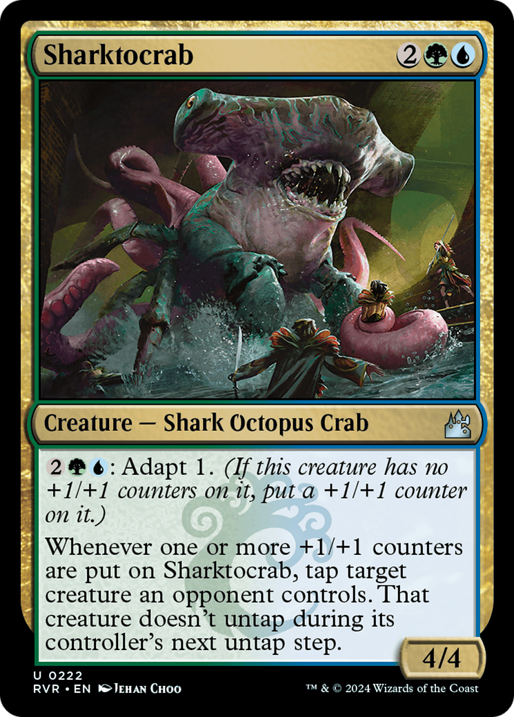 Sharktocrab (RVR-222) - Ravnica Remastered - Premium MTG Single from Wizards of the Coast - Just $0.23! Shop now at Game Crave Tournament Store