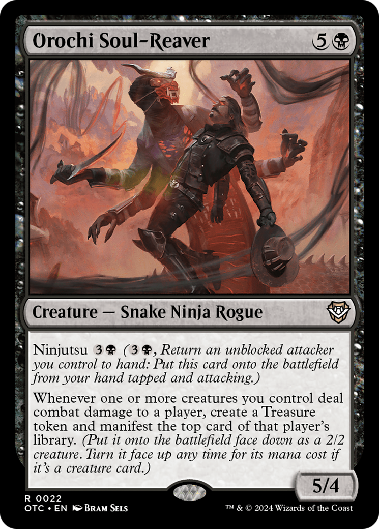 Orochi Soul-Reaver (OTC-022) - Outlaws of Thunder Junction Commander - Premium MTG Single from Wizards of the Coast - Just $2.19! Shop now at Game Crave Tournament Store