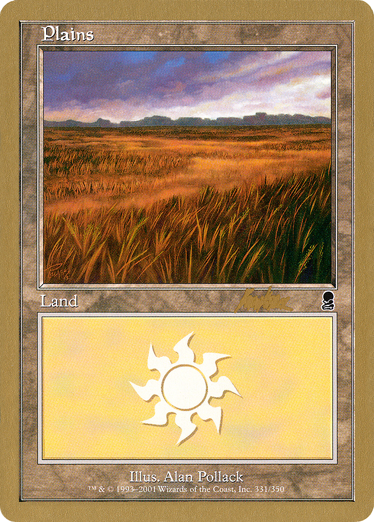 Plains (WC02-BK331A) - World Championship Decks 2002