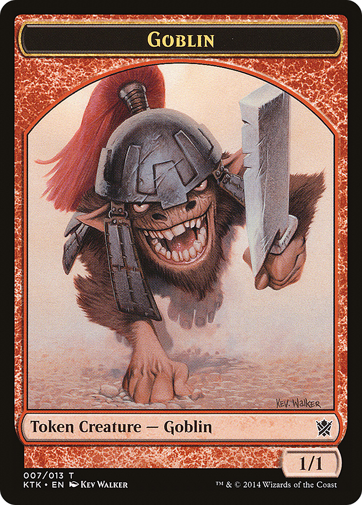 Goblin (TKTK-007) - Khans of Tarkir Tokens