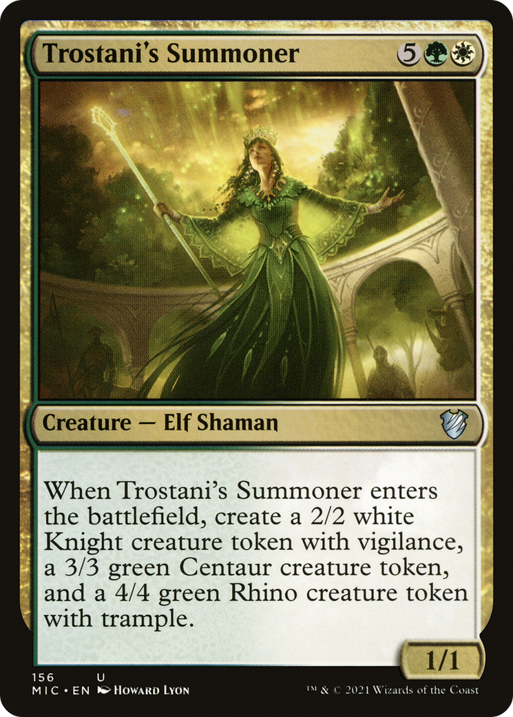Trostani's Summoner (MIC-156) - Midnight Hunt Commander - Premium MTG Single from Wizards of the Coast - Just $0.25! Shop now at Game Crave Tournament Store