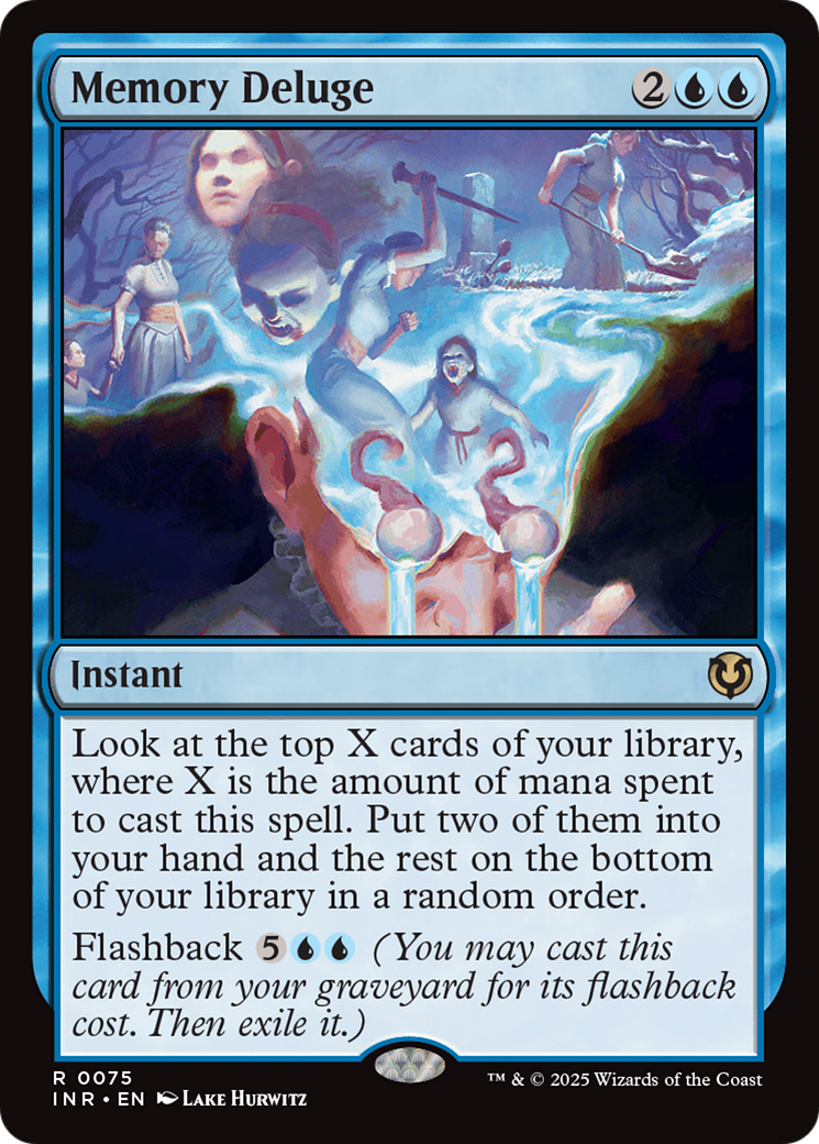Memory Deluge (-075) - Innistrad Remastered - Premium MTG Single from Wizards of the Coast - Just $0.26! Shop now at Game Crave Tournament Store