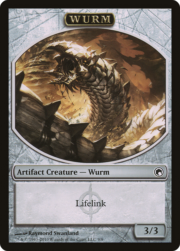 Wurm (TSOM-009) - Scars of Mirrodin Tokens