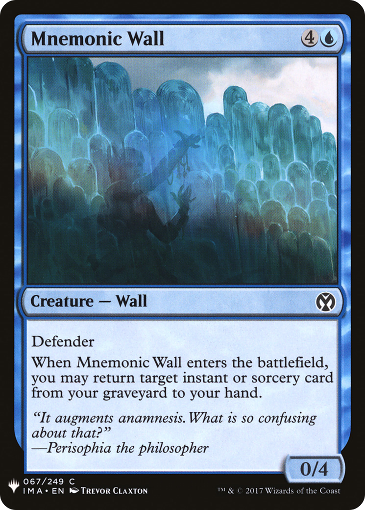 Mnemonic Wall (MB1-435) - Mystery Booster