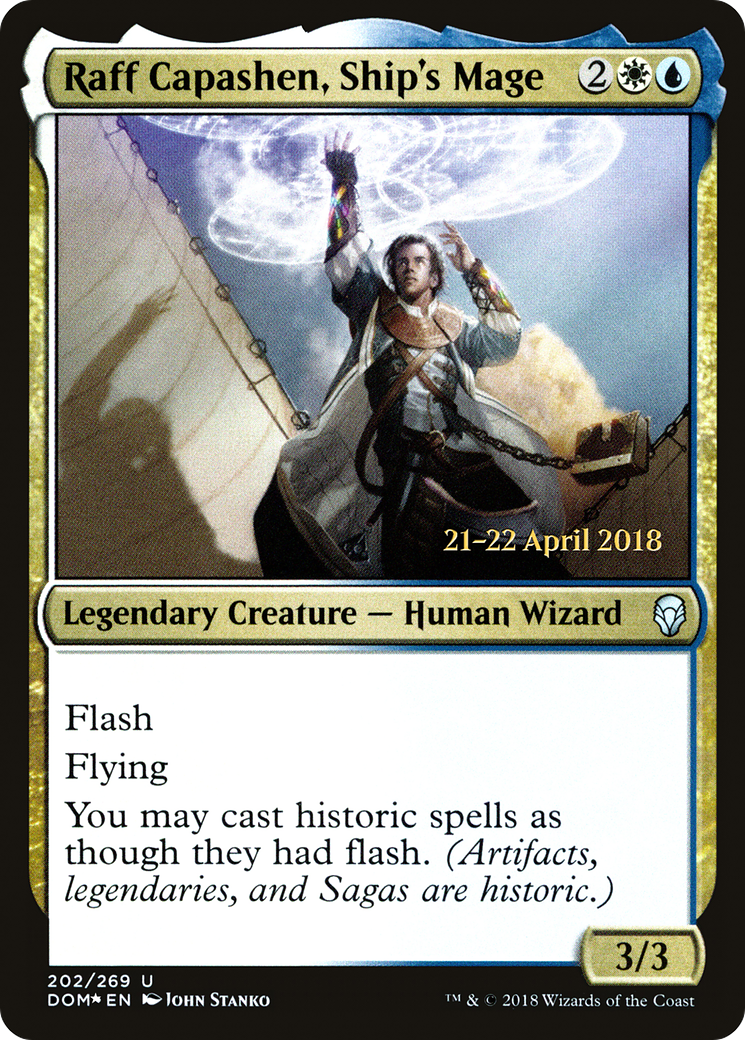 Raff Capashen, Ship's Mage (PDOM-202S) - Dominaria Promos Foil