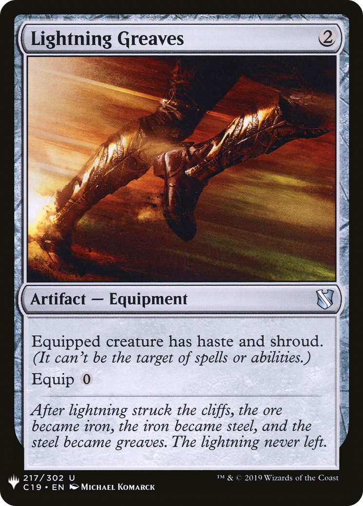 Lightning Greaves (MB1-1600) - Mystery Booster