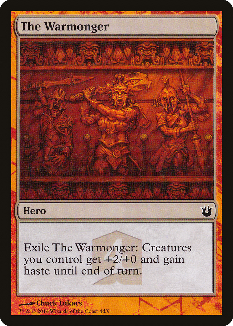 The Warmonger (THP2-04D) - Born of the Gods Hero's Path
