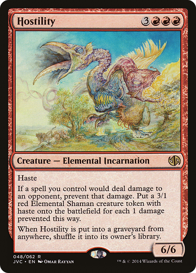 Hostility (JVC-048) - Duel Decks Anthology: Jace vs. Chandra