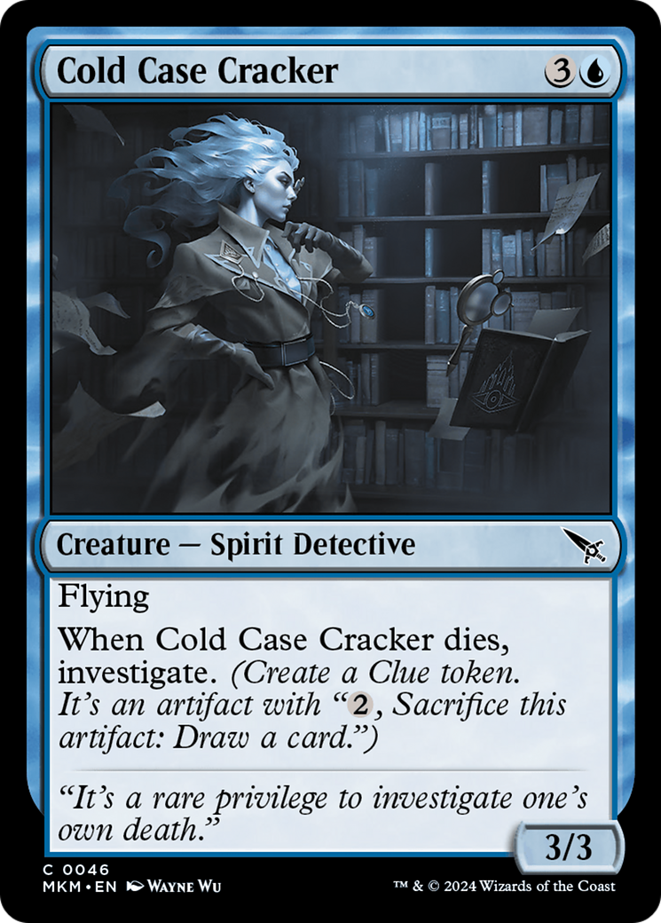 Cold Case Cracker (MKM-046) - Murders at Karlov Manor - Premium MTG Single from Wizards of the Coast - Just $0.25! Shop now at Game Crave Tournament Store