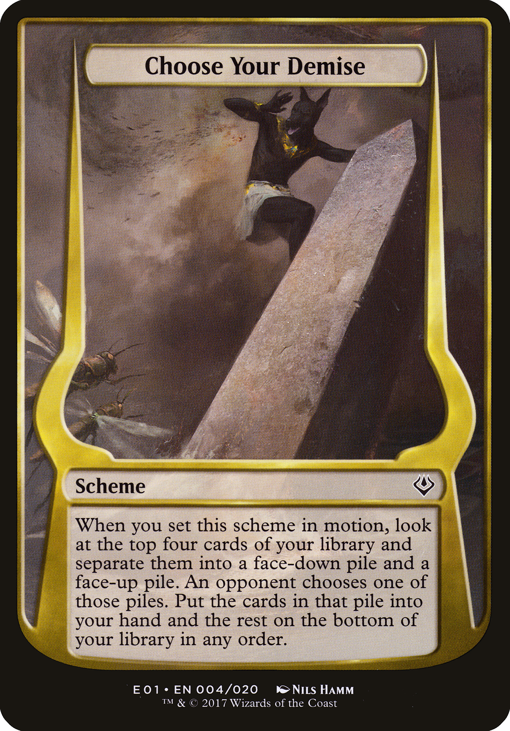 Choose Your Demise (OE01-04★) - Archenemy: Nicol Bolas Schemes
