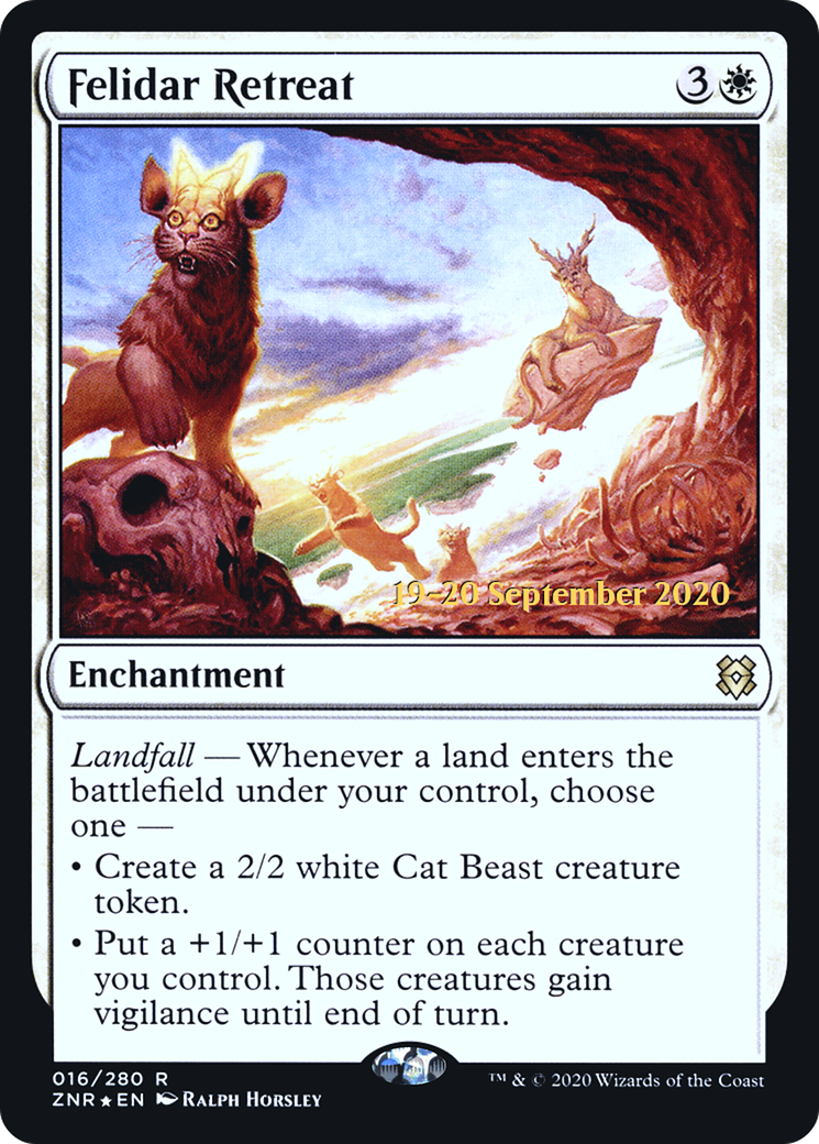 Felidar Retreat (PZNR-16S) - Zendikar Rising Promos Foil