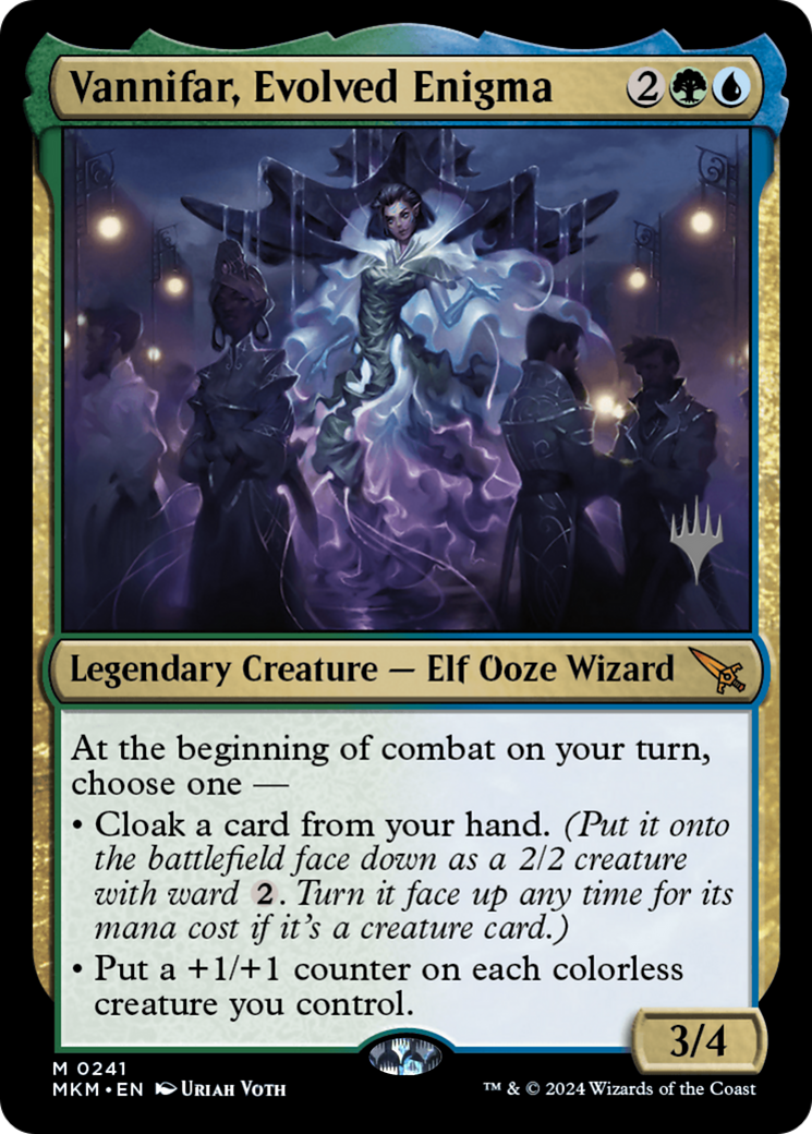 Vannifar, Evolved Enigma (PMKM-241P) - Murders at Karlov Manor Promos Foil - Premium MTG Single from Wizards of the Coast - Just $2.25! Shop now at Game Crave Tournament Store