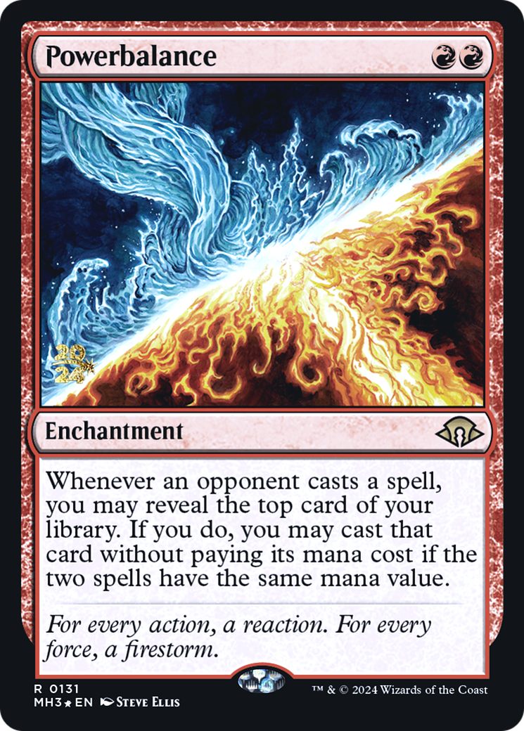 Powerbalance (PMH3-131S) - Modern Horizons 3 Promos Foil - Premium MTG Single from Wizards of the Coast - Just $0.63! Shop now at Game Crave Tournament Store