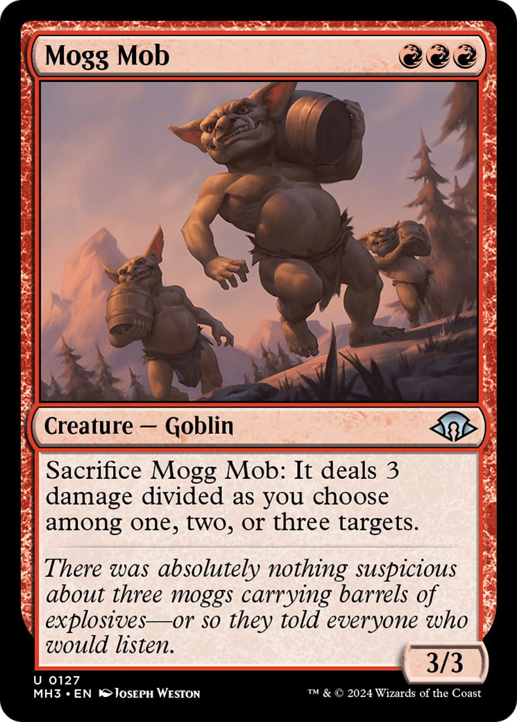 Mogg Mob (MH3-127) - Modern Horizons 3 Foil - Premium MTG Single from Wizards of the Coast - Just $0.25! Shop now at Game Crave Tournament Store