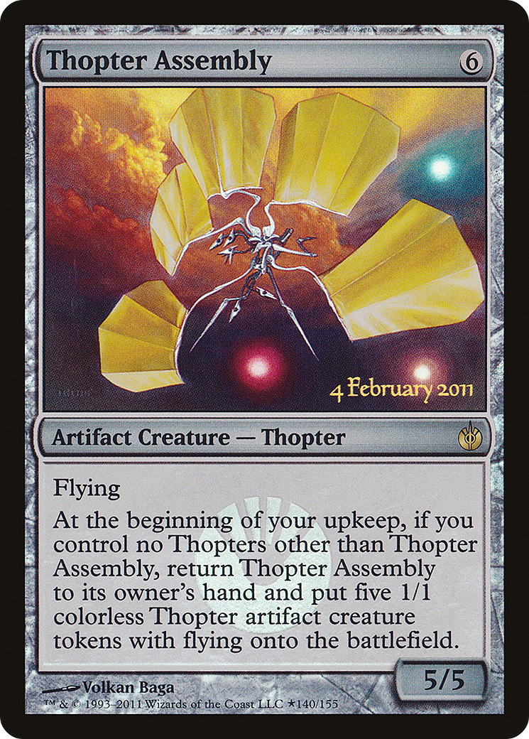 Thopter Assembly (PMBS-140★) - Mirrodin Besieged Promos Foil