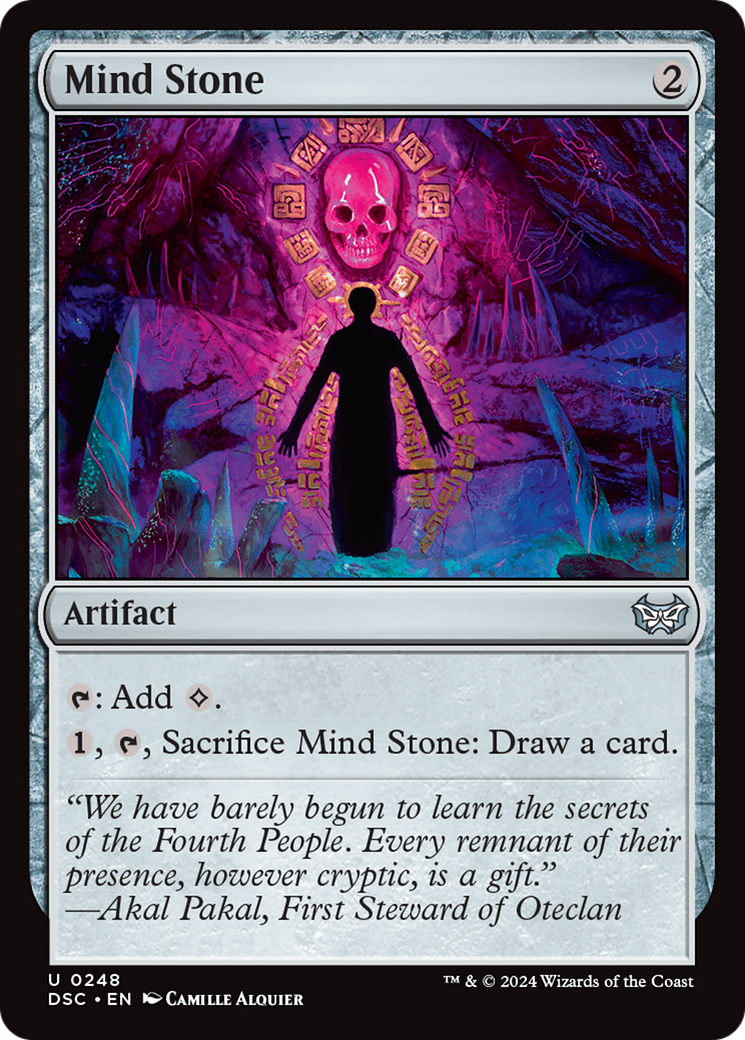 Mind Stone (DSC-248) - Duskmourn: House of Horror Commander - Premium MTG Single from Wizards of the Coast - Just $0.25! Shop now at Game Crave Tournament Store