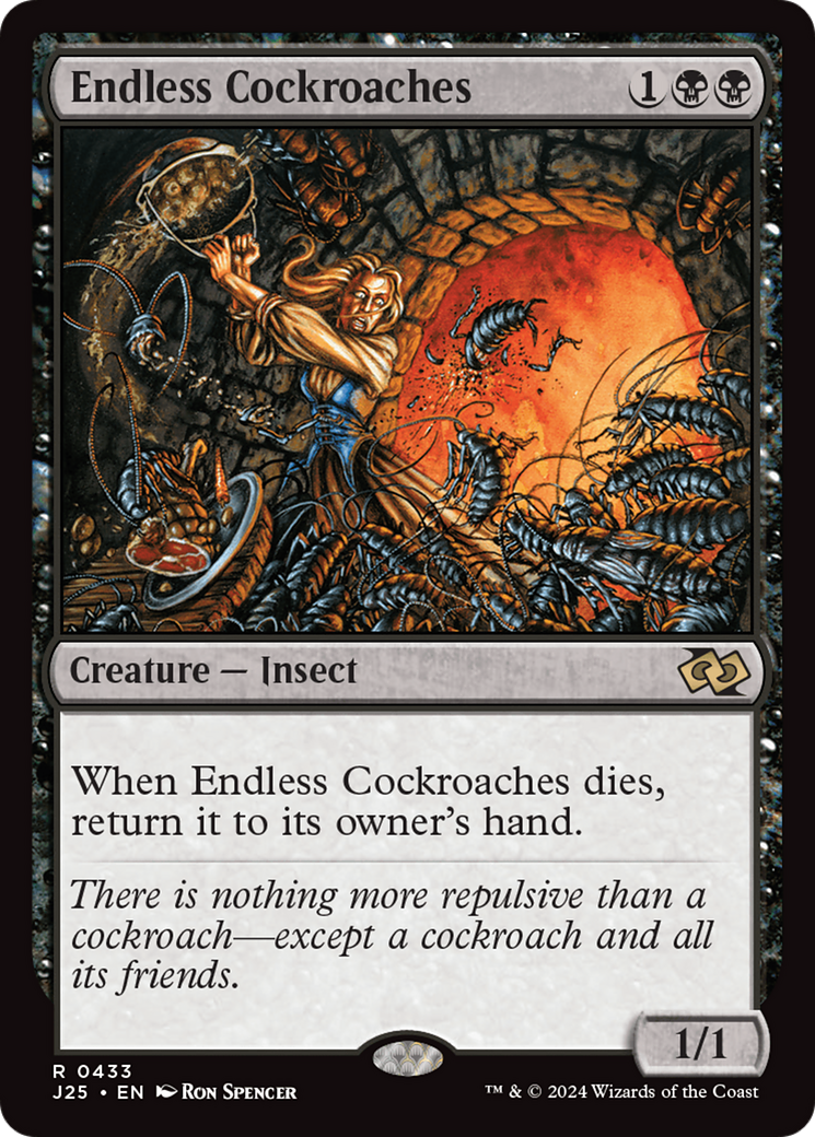 Endless Cockroaches (J25-433) - Foundations Jumpstart - Premium MTG Single from Wizards of the Coast - Just $0.25! Shop now at Game Crave Tournament Store