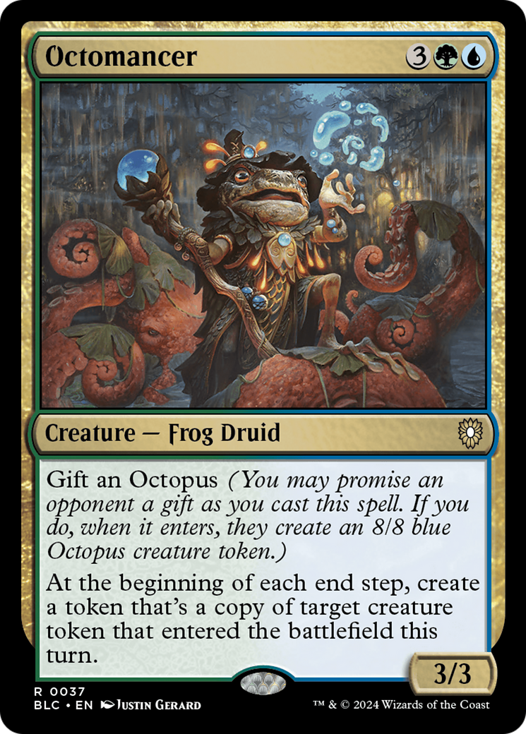 Octomancer (BLC-037) - Bloomburrow Commander - Premium MTG Single from Wizards of the Coast - Just $0.36! Shop now at Game Crave Tournament Store