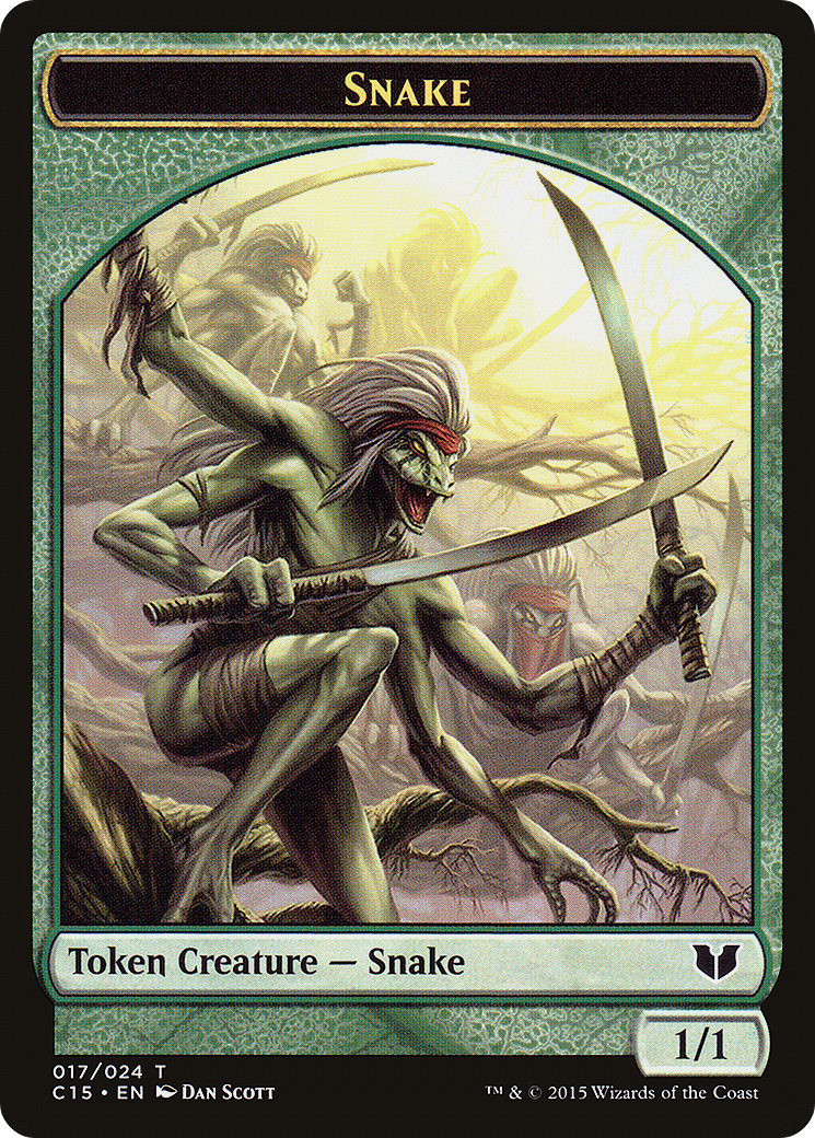 Snake (TC15-017) - Commander 2015 Tokens