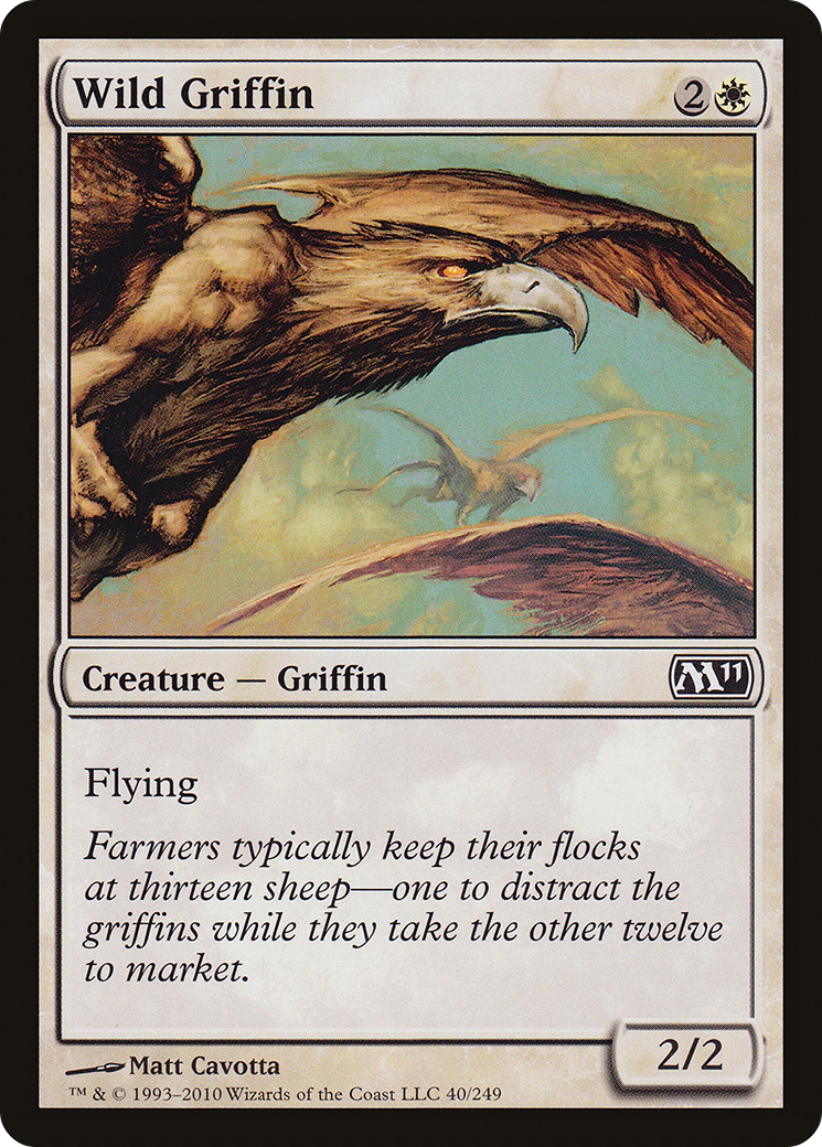 Wild Griffin (M11-040) - Magic 2011 Foil