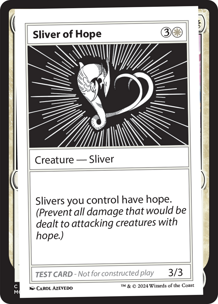 Sliver of Hope (MB2-287) - Mystery Booster 2 - Premium MTG Single from Wizards of the Coast - Just $0.88! Shop now at Game Crave Tournament Store