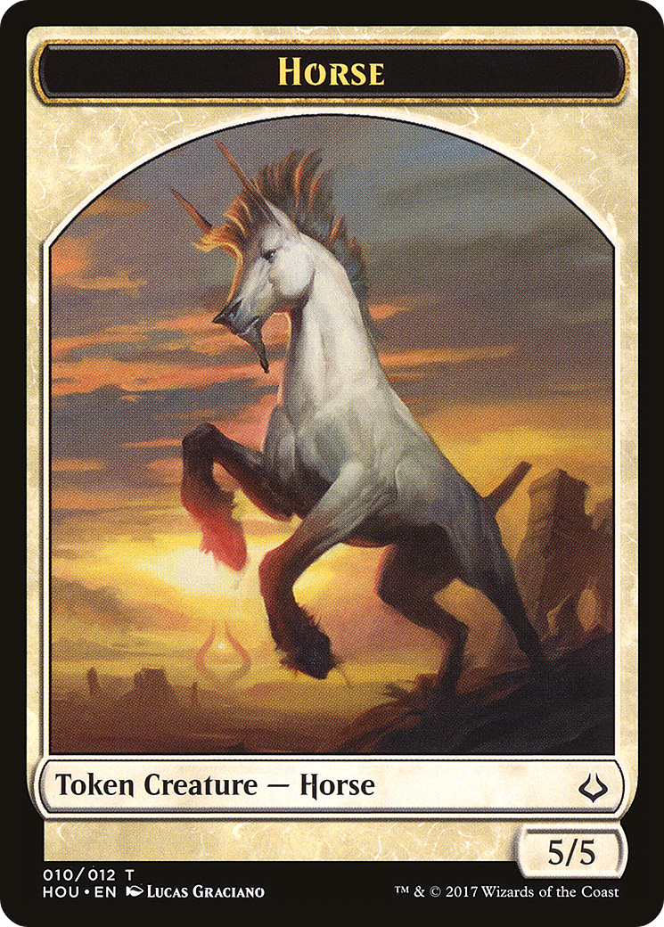 Horse (THOU-010) - Hour of Devastation Tokens