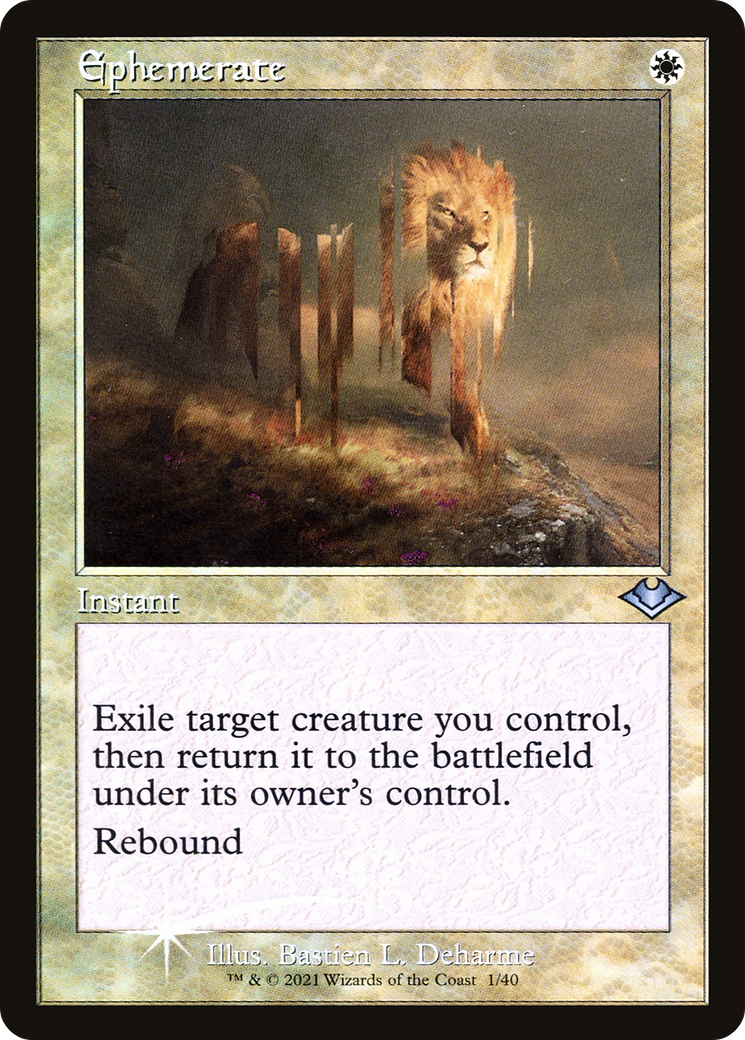 Ephemerate (H1R-001) - Modern Horizons 1 Timeshifts Foil