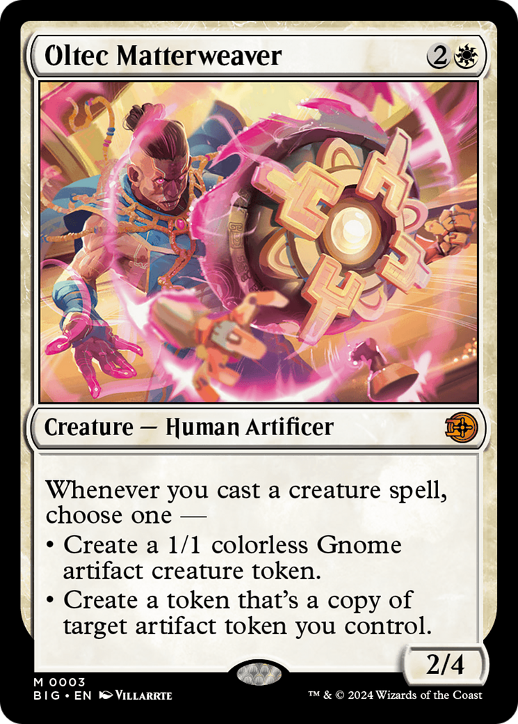 Oltec Matterweaver (BIG-003) - The Big Score - Premium MTG Single from Wizards of the Coast - Just $1.18! Shop now at Game Crave Tournament Store