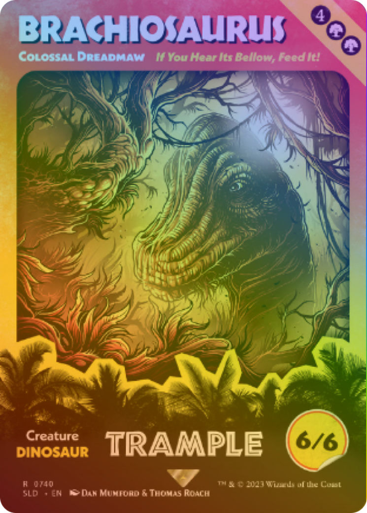 Colossal Dreadmaw (SLD-740★) - Secret Lair Drop / Brachiosaurus Foil - Premium MTG Single from Wizards of the Coast - Just $2.99! Shop now at Game Crave Tournament Store