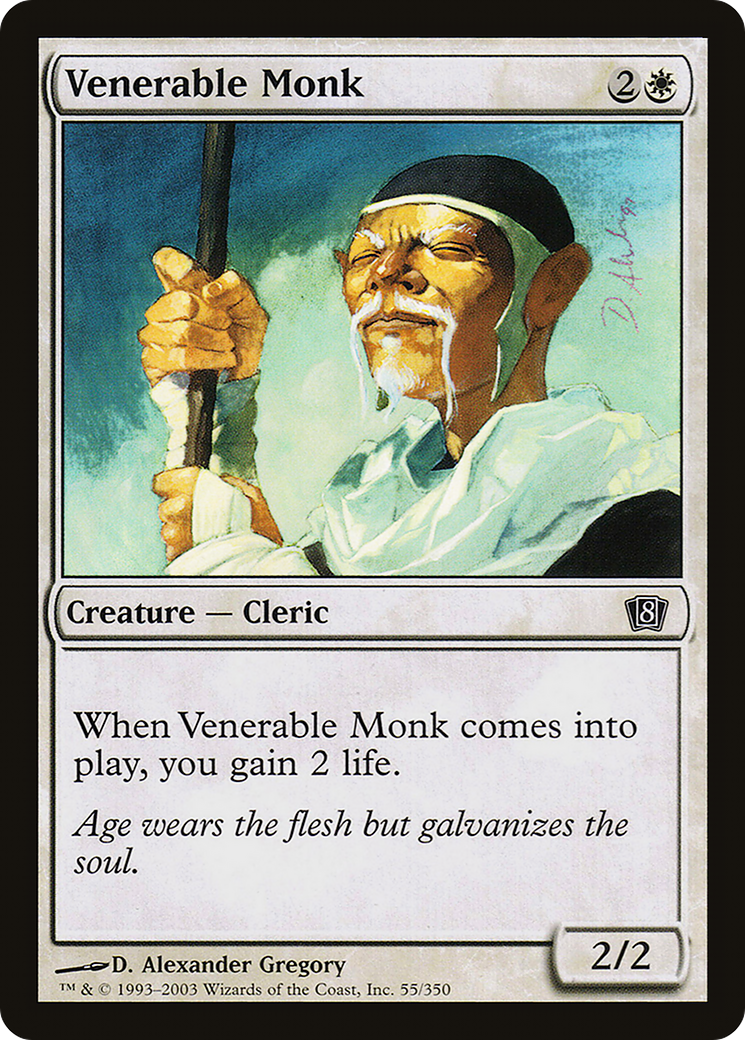 Venerable Monk (8ED-55★) - 8th Edition