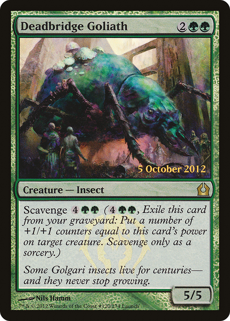 Deadbridge Goliath (PRTR-120★) - Return to Ravnica Promos Foil