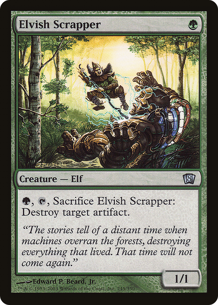 Elvish Scrapper (8ED-245★) - 8th Edition