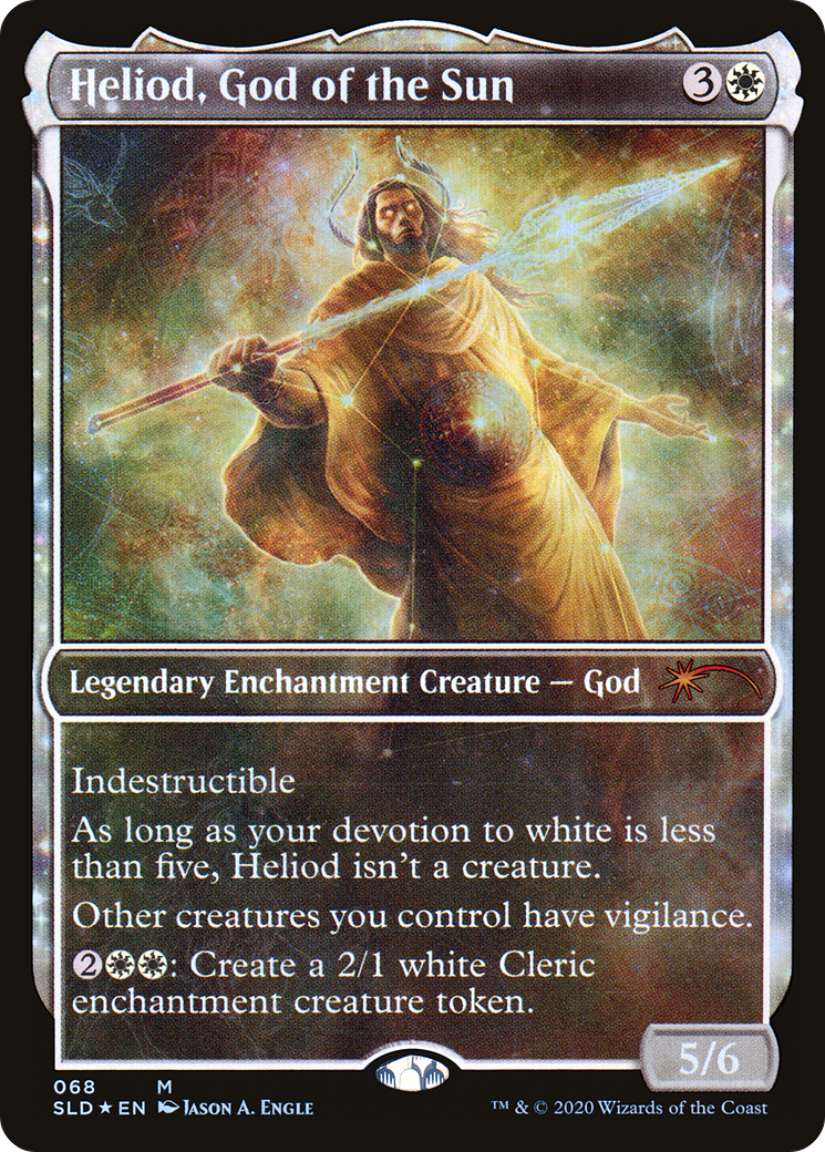 Heliod, God of the Sun (SLD-068) - Secret Lair Drop: (nyxtouched, Showcase) Foil
