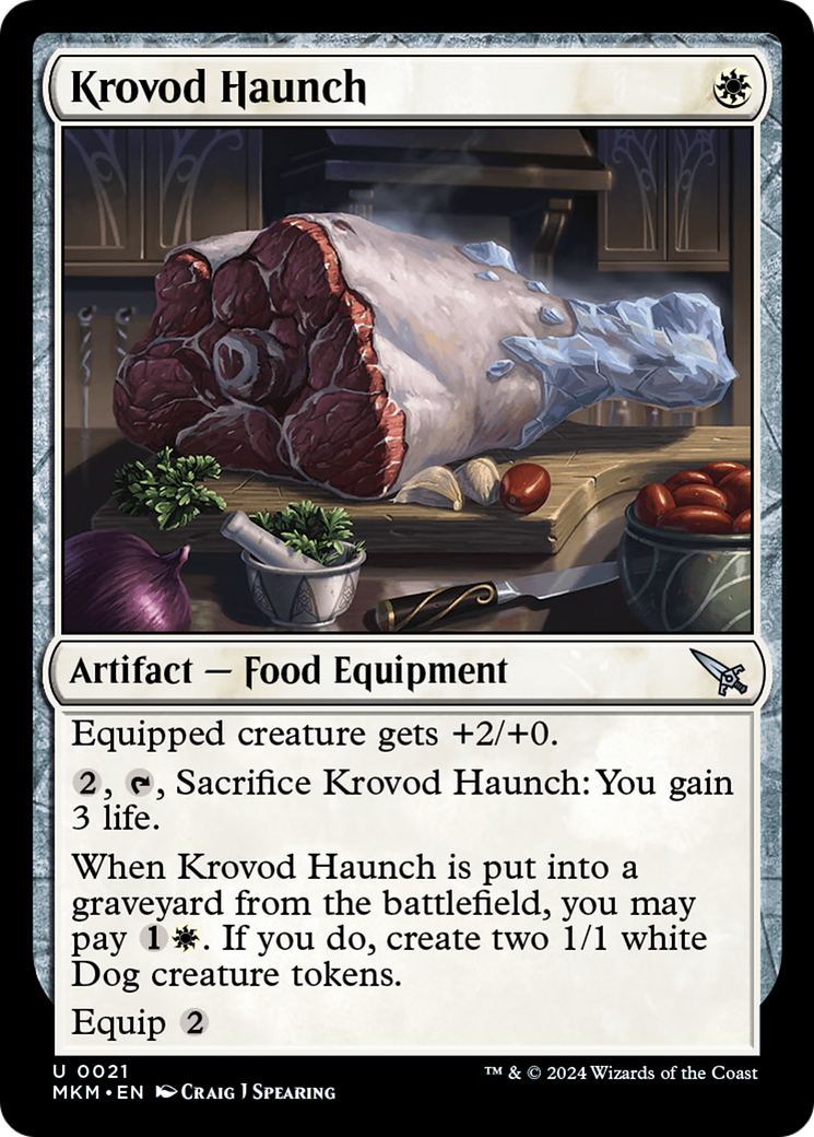 Krovod Haunch (MKM-021) - Murders at Karlov Manor Foil - Premium MTG Single from Wizards of the Coast - Just $0.25! Shop now at Game Crave Tournament Store