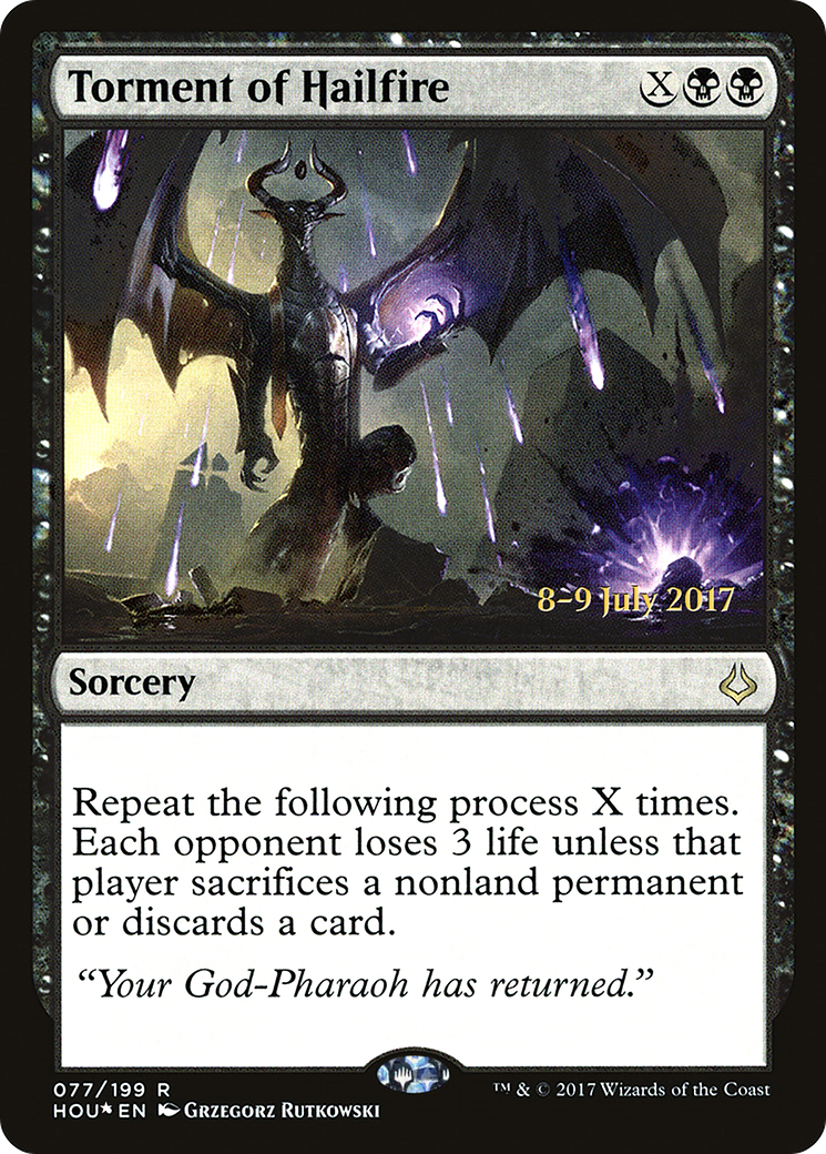 Torment of Hailfire (PHOU-77S) - Hour of Devastation Promos Foil