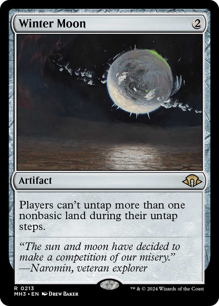 Winter Moon (MH3-213) - Modern Horizons 3 Foil - Premium MTG Single from Wizards of the Coast - Just $0.53! Shop now at Game Crave Tournament Store