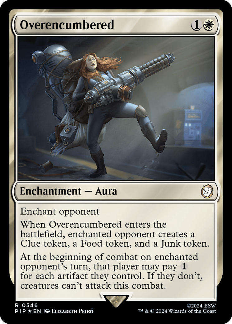 Overencumbered (PIP-546) - Fallout Foil - Premium MTG Single from Wizards of the Coast - Just $1.37! Shop now at Game Crave Tournament Store